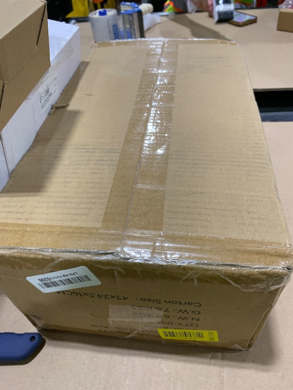 Photo 1 of G-PACK PRO Dual Monitor Arm for 17-49 Inch Ultrawide Screens – Heavy Duty Monitor Arm Desk Mount – VESA Mount with Clamp and Grommet Base – Holds Up to 44 lbs. Each