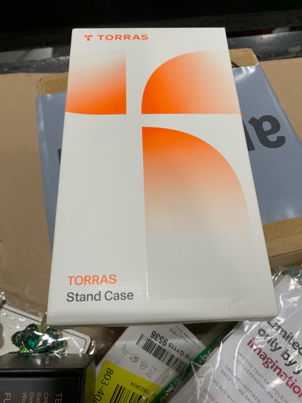 Photo 1 of TORRAS Organic Leather for iPhone 17 Pro Case with Stand, Fit for Magsafe, 360 Spin Stand with Camera Control, Premium Leather Durable Stylish Q3 VegSkin for iPhone 17 Pro Phone Case, Cloud White