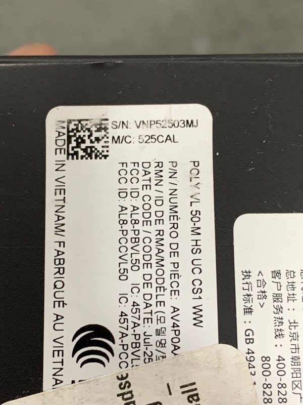 Photo 1 of Poly Voyager Legend 50 UC Bluetooth Headset with Charging Case - 4 Noise-Canceling Mics, AI NoiseBlockAI & WindSmart Tech - Bluetooth Headphones with Mic, Smart Call Controls, All-Day Comfort