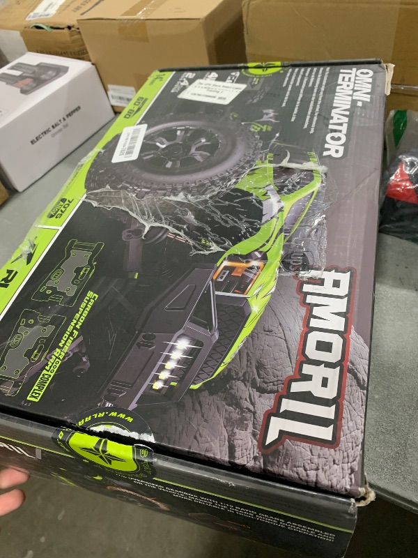 Photo 1 of RIAARIO 1/10 Brushless RC Cars, Monster Truck, 50+ MPH, 4WD, Waterproof, Carbon Fiber, Black, Ages 8+