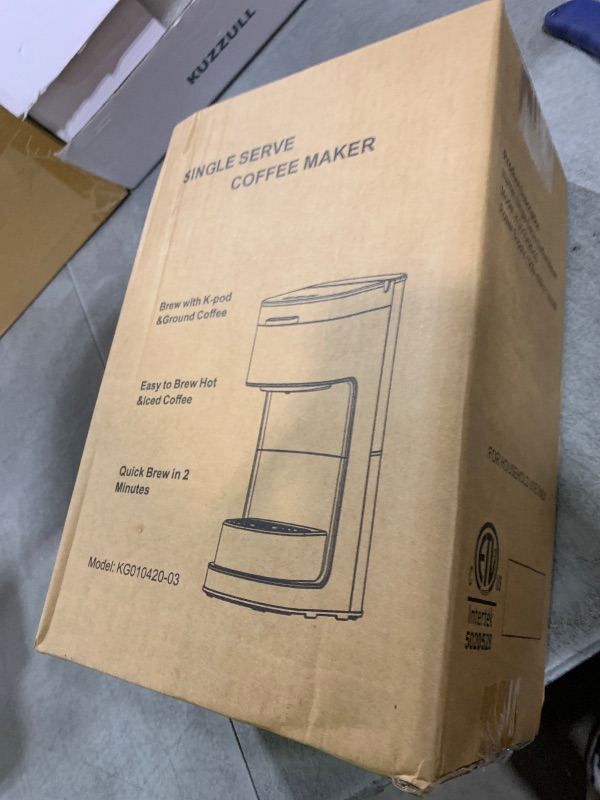 Photo 1 of Horavie Single Serve Coffee Maker, Hot and Iced Coffee Maker for K Cup and Ground, 6 to 14 Oz Brew Sizes Single Cup Coffee Maker with Descaling Alert, Ideal for Home, Travel, RV and Dorm,Black