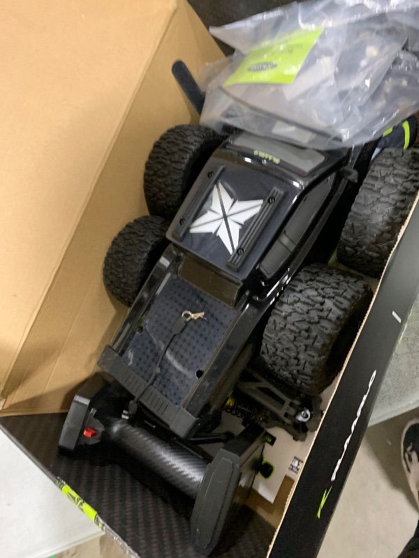 Photo 1 of RIAARIO 1/10 Brushless RC Cars, Monster Truck, 50+ MPH, 4WD, Waterproof, Carbon Fiber, Black, Ages 8+