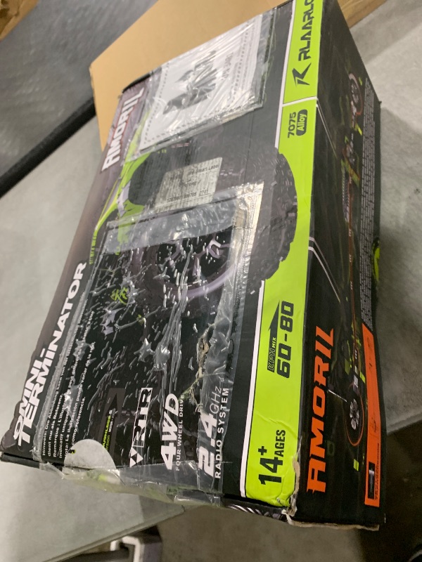 Photo 1 of RIAARIO 1/10 Brushless RC Cars, Monster Truck, 50+ MPH, 4WD, Waterproof, Carbon Fiber, Black, Ages 8+