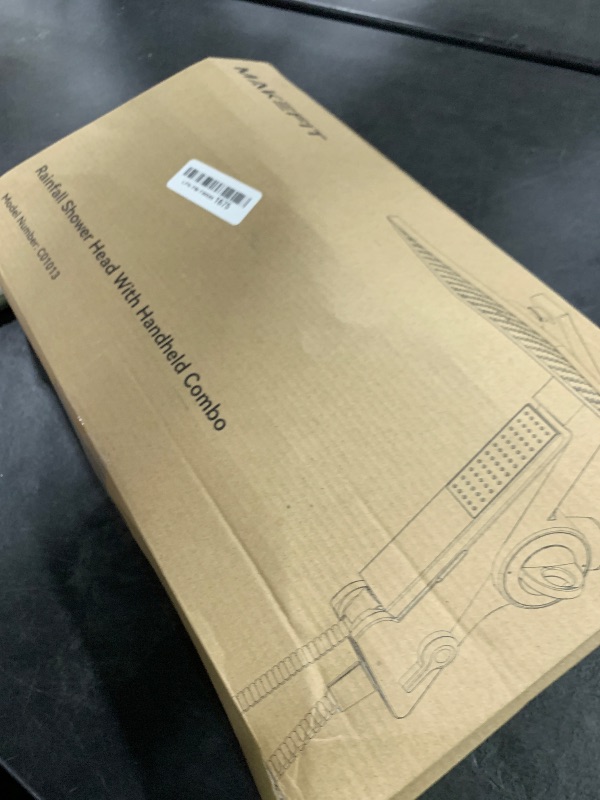 Photo 1 of MakeFit Filtered Rain Shower Head with Handheld Combo High Pressure 12'' Rainfall Shower Heads & Hidden Detachable Wand Dual Showerhead Water Softener for Hard Water Easy Filter Replacement