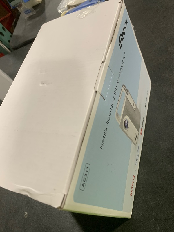 Photo 1 of [Short Throw/1200ANSI/Built in Apps] 4K Outdoor Projector with WiFi and Bluetooth, Auto Focus Projector with Dual-Mode Stand, Smart Portable Proyector with Netflix/YouTube/PrimeVideo & Dolby