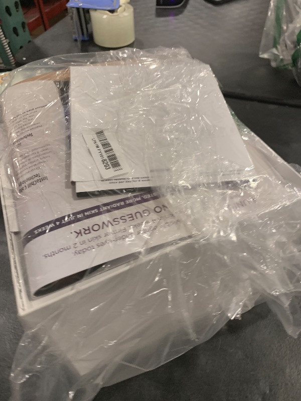 Photo 1 of Shark CryoGlow LED Face Mask with Under-Eye Cooling, Anti-Ageing & Blemish Repair, Red & Blue LED, Infrared Light Therapy, USB-C, Remote Control, Storage Bag, Blue Frost, FW312