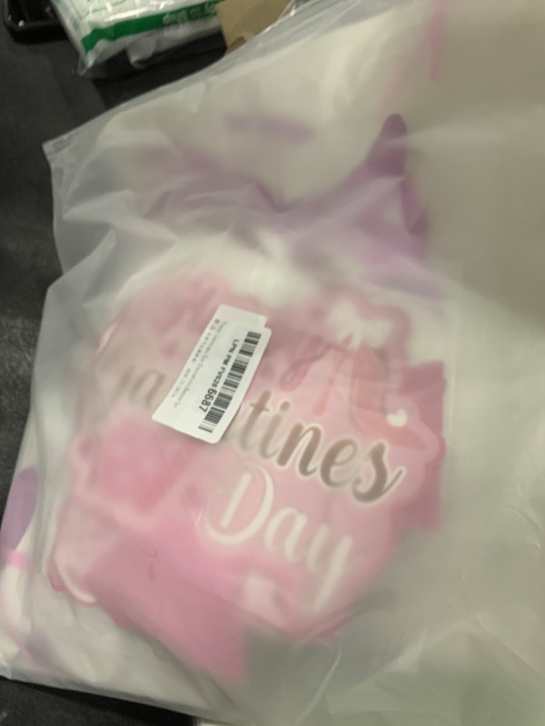 Photo 1 of 53pcs Galentines Day Decorations Set Include No-DIY Pink Red Glitter Happy Galentines Day Banner Heart Garland Hanging Swirls Honeycomb Centerpieces for Home Office Galentine’s Party Decor Supplies