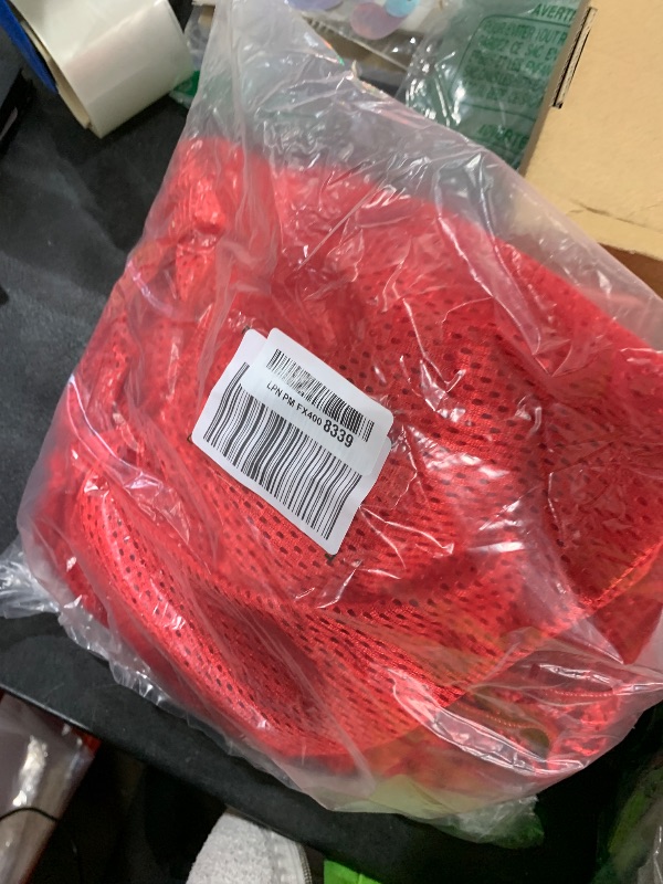 Photo 1 of Champion Sports Adult Mesh Practice Scrimmage Vest, Red (Pack of 12)