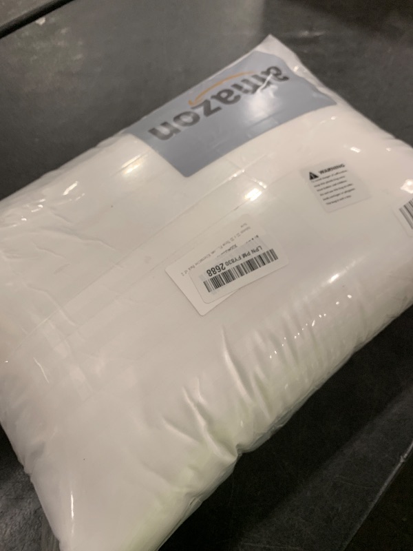 Photo 1 of Oubonun 22 x 22 Throw Pillow Inserts, Firm and Fluffy Decorative Square Pillows for Couch Bed Sofa with Soft Cotton Cover White Cushion with Down Alternative Pack of 2