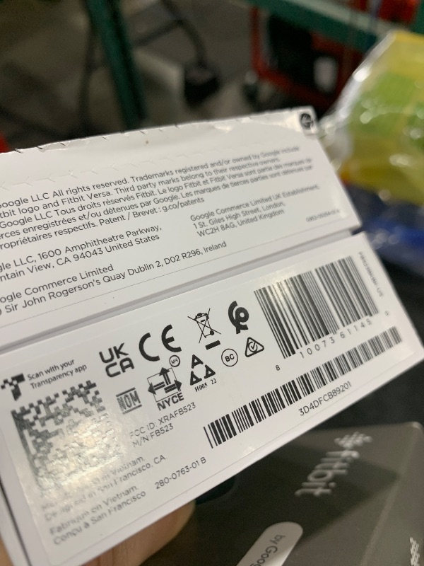 Photo 1 of Fitbit Versa 4 Fitness Smartwatch with Daily Readiness, GPS, 24/7 Heart Rate, 40+ Exercise Modes, Sleep Tracking and more, Black/Graphite, One Size (S & L Bands Included)