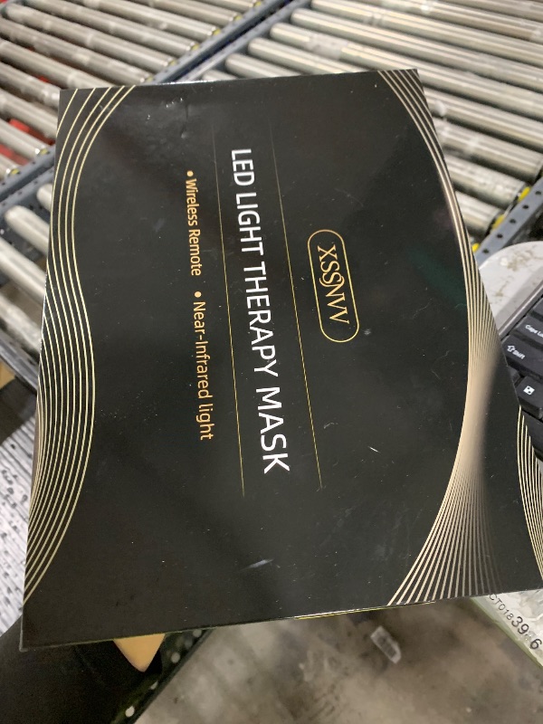 Photo 1 of Red Light Therapy Mask for Face – 4 Mode Cordless LED Face Mask with 850NM Infrared, Red, Blue & Amber Light, 10-Min Timing Function, 272 LED Beads, Eyes Protection, Rechargeable for At-Home & Travel