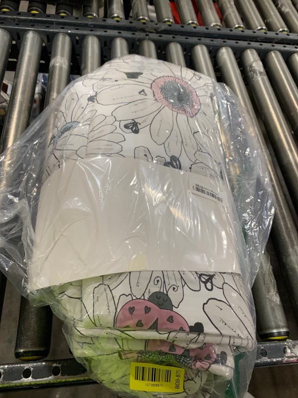 Photo 1 of JumpOff Jo Extra Long Nap Mat for Kids - Cozy Kids Rest Mat with Removable Pillow and Ultra Soft Blanket for Preschool, Daycare, and Sleepovers - Floral, Daisy Bug