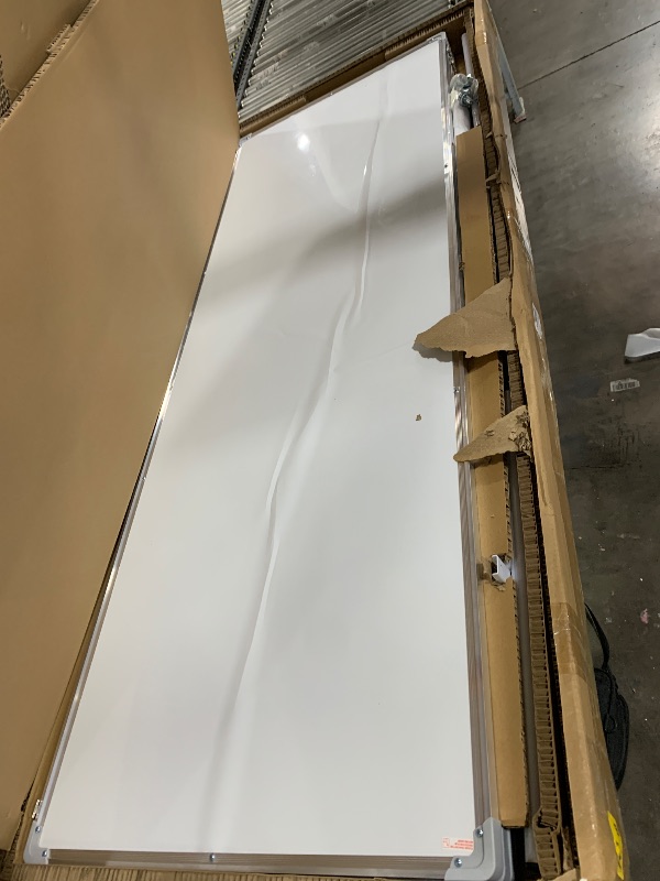 Photo 1 of AmazingSpark 3-Section Mobile Magnetic Whiteboard Room Dividers Portable Dry Erase Board Partition with Stand and Wheels for Classrooms Offices, 72 H x 24 W