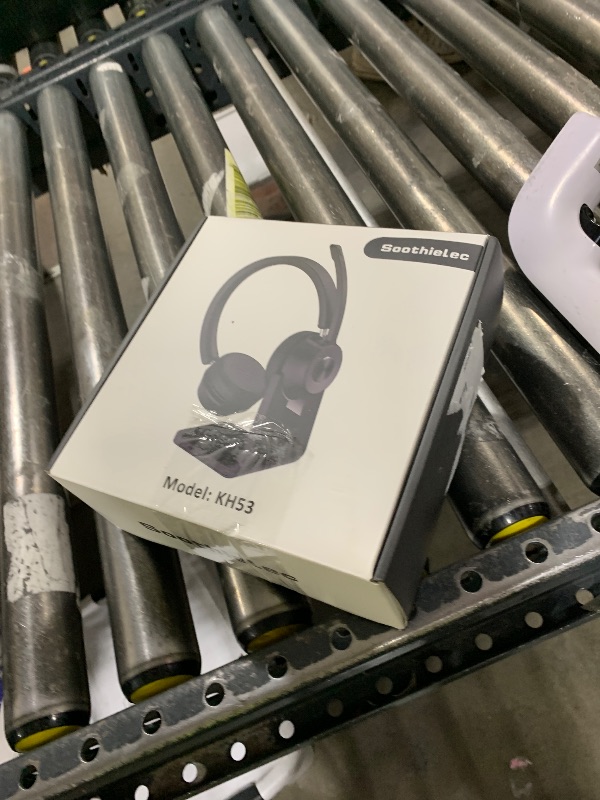 Photo 1 of (Upgraded Version) Wireless Headset, Bluetooth Headset with Noise Cancelling Microphone, Best Headphones with Mic Mute & USB Dongle for PC/Computer/Laptop/Cell Phones/Remote Work/Call Center