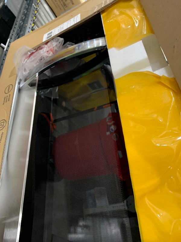 Photo 1 of Empava Over the Range Microwave Oven with Screen Touch Control, 1000 Watts, 300 CFM Venting and Sensor Cooking in Stainless Steel, EMPV-30OTR01, Silver