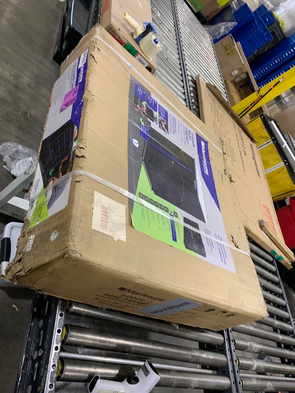 Photo 1 of Montezuma Garage Tool Storage System - 30.5 x 24" Locking 2 Door Workbench with Magnetic Latches & Stainless Steel Worktop - BKMG30242BC