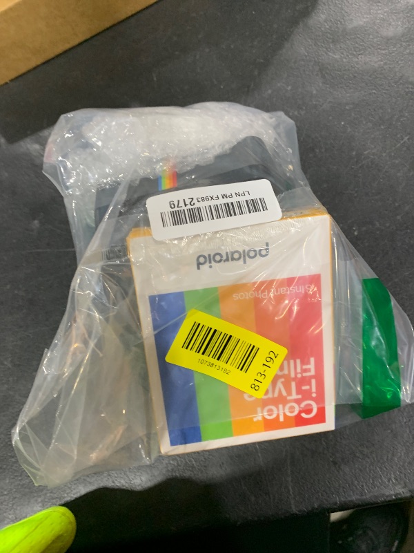 Photo 1 of Polaroid Now 3rd Generation I-Type Instant Camera + Film Bundle - Now Black Camera + 16 Color Photos (6560)