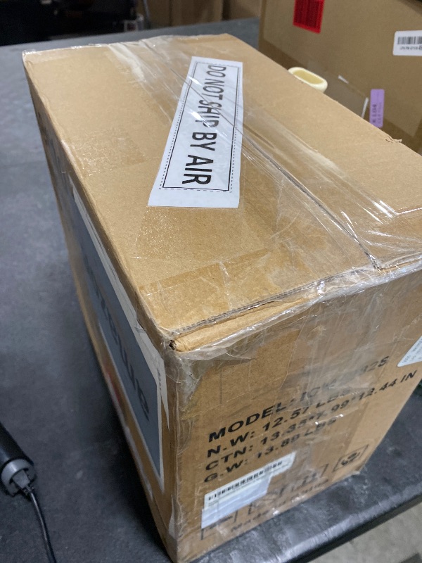 Photo 1 of Aeitto Ice Maker Countertop 26lbs/24H, Ice Machine 8 Ice Cubes Ready in 6 Mins, 2 Sizes of Bullet Ice Portable Ice Makers with Basket & Scoop, Auto Self-Cleaning for Home/Kitchen/Office Stainless