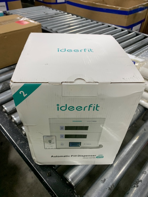 Photo 1 of 28-Day(1X) Automatic Pill Dispenser (Expandable Tray) – App & On-Device Setup by Family, LCD Display, Digital Lock, Sound & Light Alerts- Safe Medication Organizer for Dementia Seniors(2-Tray, White)