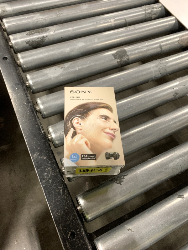 Photo 1 of Sony CRE-C20 Self-Fitting OTC Hearing Aids for Mild to Moderate Hearing Loss, Prescription-Grade Sound Quality, Compact Virtually Invisible Design, Customizable App, and Rechargeable Battery