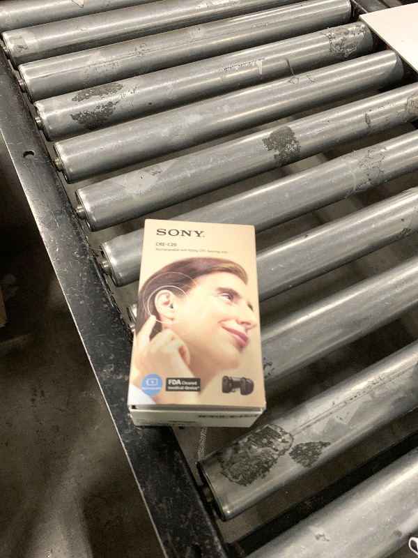 Photo 1 of Sony CRE-C20 Self-Fitting OTC Hearing Aids for Mild to Moderate Hearing Loss, Prescription-Grade Sound Quality, Compact Virtually Invisible Design, Customizable App, and Rechargeable Battery