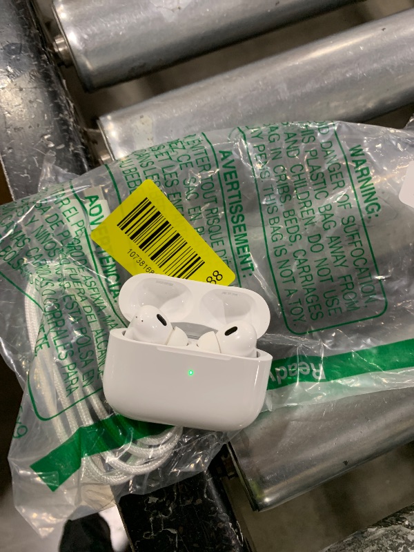 Photo 1 of Apple AirPods Pro (2nd Generation) with MagSafe Charging Case (USB-C) (Renewed Premium)