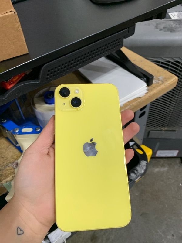 Photo 1 of LOCKED** Apple iPhone 14 Plus, 128GB, Yellow