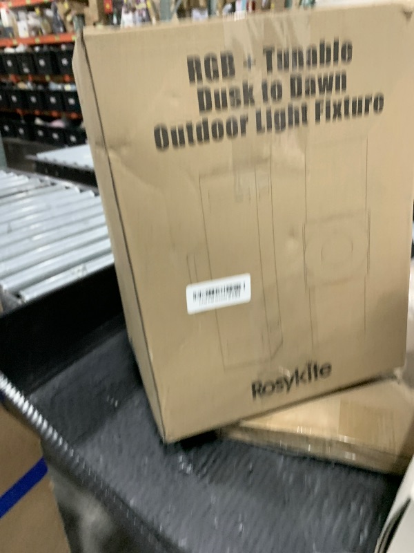 Photo 1 of MISSING LIGHT ------------------------------------rosykite Up Down Wall Sconce RGB Color Changing Lights 1200lm, Dusk to Dawn Outdoor Lighting Fixture 2 Pack, Milight Remote Control Smart Exterior Lights with Tunable White 2700k-6500k (ETL Listed)