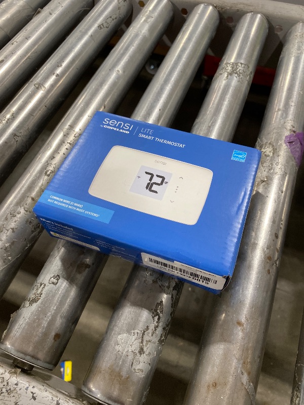 Photo 1 of Sensi Lite Smart Thermostat, Programmable, WiFi, Easy DIY, Works With Alexa, ENERGY STAR Certified, ST25W, Most Systems C-Wire Not Required, C-Wire needed with Heat/Cool Only & Heat Pump System -White