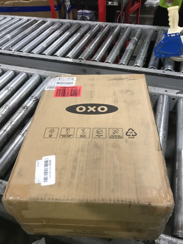 Photo 1 of OXO Brew Conical Burr Coffee Grinder - Silver, Stainless Steel Burrs, One-Touch Automatic Smart Grind