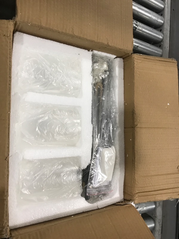 Photo 1 of HuisMier Kitchen Island Lighting, 3 Lights Linear Farmhouse Chandelier, Black and Gold Dining Room Light Fixture with Glass Shades, Modern Pendant Light Fixture for Kitchen Island Living Room Foyer