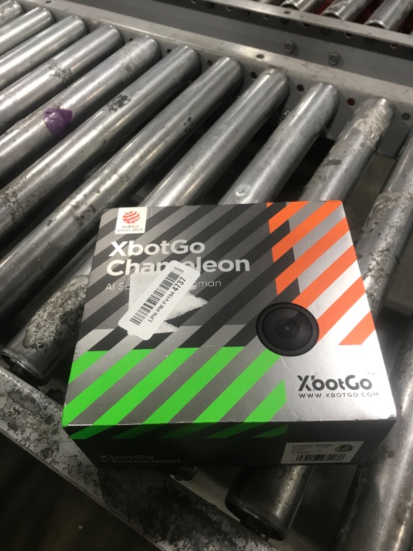 Photo 1 of XbotGo Chameleon AI Auto Sports Action Camera - 4K 60FPS Soccer Camera and Basketball Tracking Camera for Team Sports, Live Streaming, No Subscription, Works with iOS & Android (Lemon Green)