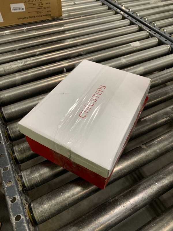 Photo 1 of ChicSteps Womens Chunky High Heels Closed Toe Ankle Strap Pumps Vintage Shoes,COUTGLOWS-Light Blue-10