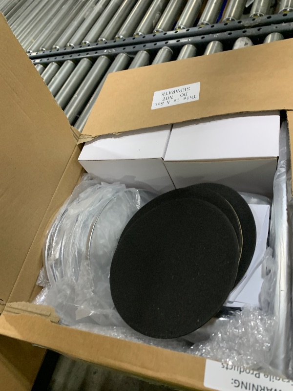 Photo 1 of Novabright 6 Pack Tall Crystal Wedding Centerpieces with Hanging Acrylic Globes - 21.7 Inch Tall Silver Wedding Flower Stand Vases for LED Candles Dinner Ceremony Party Event Tables Decorations