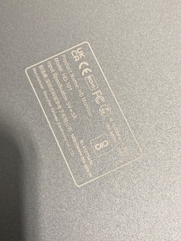 Photo 1 of Prechen 10.5" OLED Touchscreen Portable Monitor 2.5K 2560x1600, 100% NTSC, 54000:1 Contrast, Mini Second Touch Display with Protect Case & Speaker, USB-C, HDMI, Small Screen for Laptop Mini PC Phone