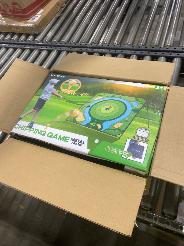 Photo 1 of VEELUPLUS 70" x70''Battle Golf Chipping Game, Double-Sided Sticky Golf Battle Mat with 30 Sticky Balls and 10 Darts for Adults Dads and Junior Golfers - Indoor and Outdoor