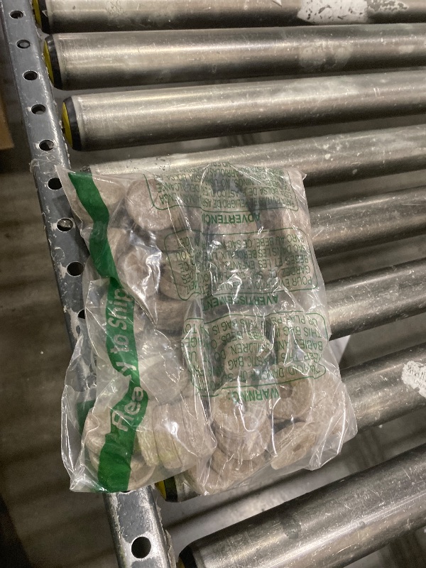 Photo 1 of 100 Count- Jiffy 36 MM Peat Soil Pellets Seeds Starting Plugs: Indoor Seed Starter- Start Planting Indoors for Transplanting to Garden or Planter Pot