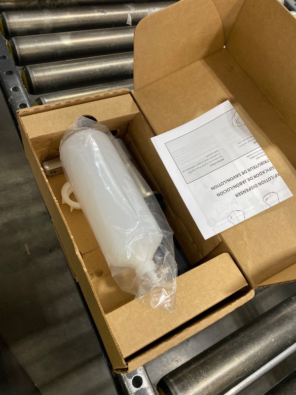 Photo 1 of Moen Spot Resist Stainless Modern Deck Mounted Kitchen Soap Dispenser with Above-the-Sink Refillable Bottle, S3947SRS