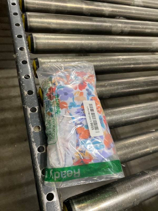 Photo 1 of Saeaby Little Girls Two Piece Tankini Bathing Suit Swimsuit for Girl Ruffled Adjustable Straps Girls' Swimwear Blue Bikini Sets with Skirt Tankinis Size 6-7