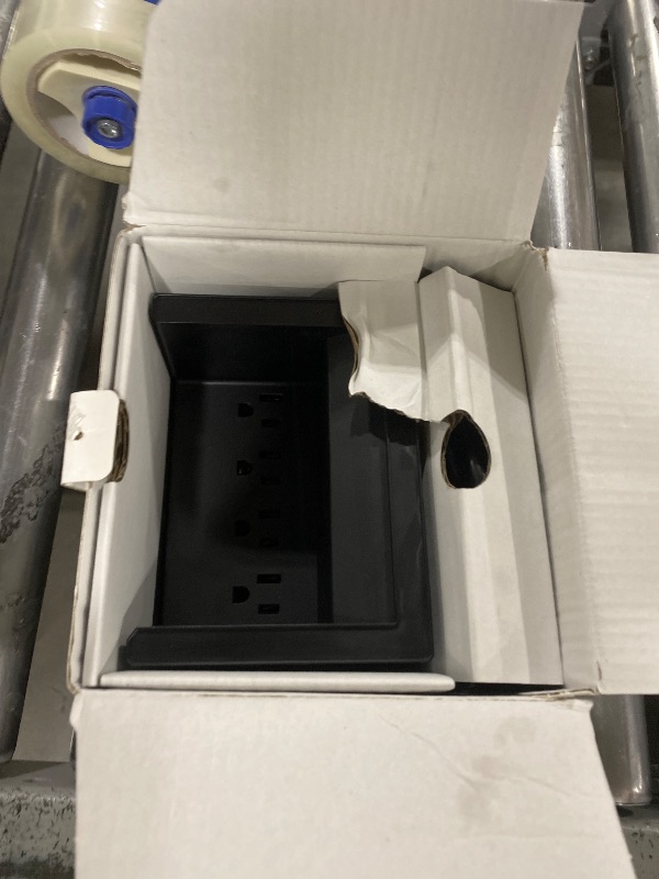 Photo 1 of Gitryin 12-in-1 Desktop Charging Station with 4 Retractable Type-C Wall Chargers, 40W USB-C Power Strip with Flat Plug, Extension Cord with 1020J Surge Protection for Home Office