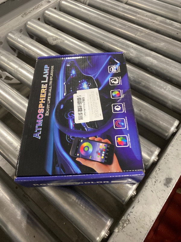 Photo 1 of Dreamcolor Acrylic Interior Car LED Strip Light with Wireless APP, RGB 6 in 1 with 175 inches 600 LEDs Fiber Optic Car Ambient Lighting Kits, Sound Active Function LED Strip for Car Accessories