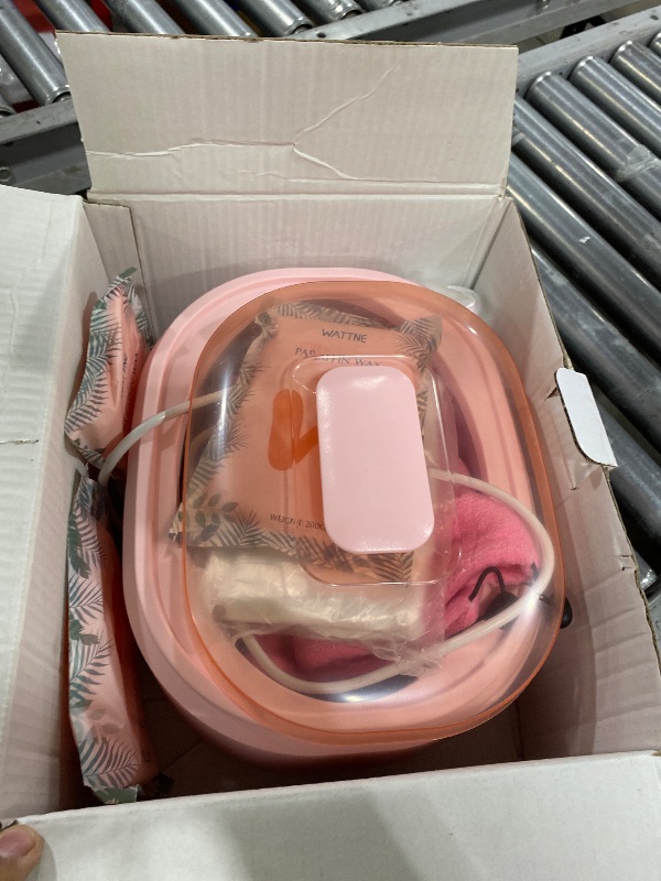 Photo 1 of Paraffin Wax Machine for Hand and Feet -Paraffin Wax Warmer Moisturizing Kit Auto-time and Keep Warm Paraffin Hand Wax Machine for Arthritis (Pink)