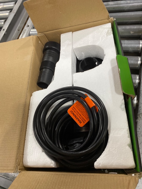 Photo 1 of VIVOSUN 4500 GPH Submersible Water Pump, 220W Pond Pump, Ultra Quiet Aquarium Pump with 19FT. Lift Height for Pond Waterfall, Fish Tank, Statuary, or Hydroponics