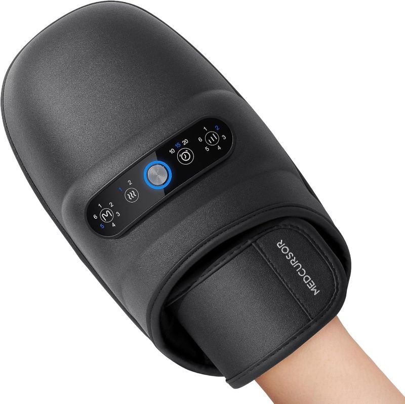 Photo 1 of Medcursor Hand Massager - Hand Massager with Heat and Compression for Carpal Tunnel and Stiff Joints, Pain Relief from Wrist to Palm and Finger
