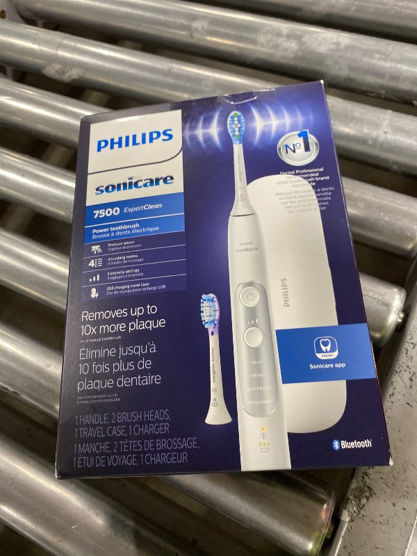 Photo 1 of Philips Sonicare ExpertClean 7500 White, Rechargeable Electric Power Toothbrush, HX9690/06