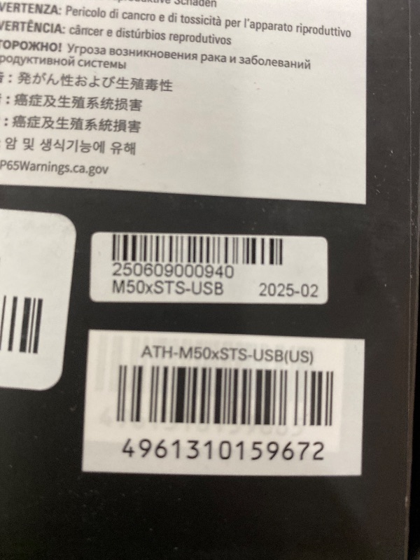 Photo 1 of Audio-Technica ATH-M50xSTS-USB StreamSet Streaming Headset