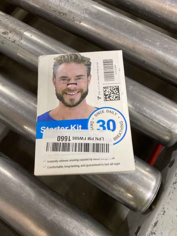 Photo 1 of Nasal Strips for Snoring,Extra Strength Snoring Solution Nose Strips for Breathing,Sports, Sleep,Dark Black,30PCS