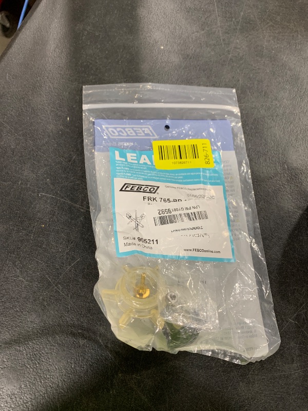 Photo 1 of Febco RK-765 Series 1/2" and 3/4" Bonnet and Poppet Assembly Kit, Includes O-ring, E-ring, Washer, Stem, Rubber Disc, Genuine Factory Replacement Parts