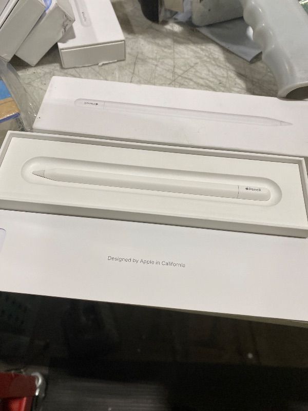 Photo 1 of Apple Pencil (USB-C): Device Compatibility Check Required - Pixel-Perfect Precision, Tilt Sensitivity, Perfect for Note-Taking, Drawing, and Signing Documents. Charges and Pairs with USB-C