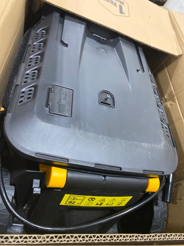 Photo 1 of 40V Cordless Lawn Mower Compatible with Dewalt 2x20V MAX Battery, 14 Inch Electric Lawn Mower with 35L Grass Bag, 6-Position Height Adjustment, Foldable Push Mower for Yard (Tool Only)
